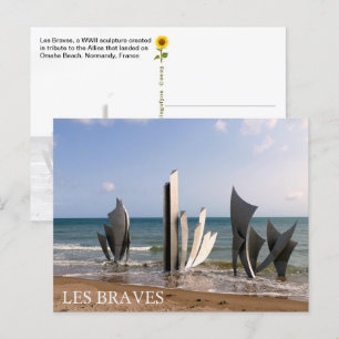 Postale Les Braves Memorial, Normandie, France - carte pos