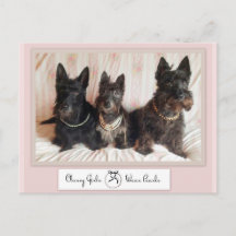 Les Filles Classiques Portent Des Perles Carte Pos