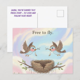 Postale Libre à la carte de vol Divorce
