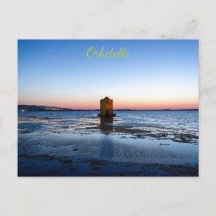 Postale Magnifique coucher de soleil à Orbetello, carte po