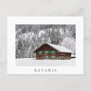 Postale Maison traditionnelle en bois en Bavière carte pos