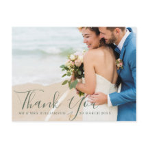 Mariage de superposition de script merci carte pho