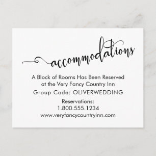 Postale Mariage Logement Typographie Carte de boîtier