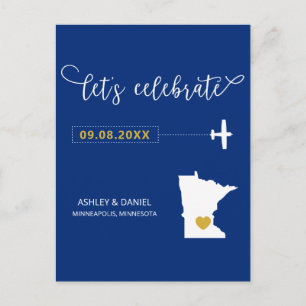Postale Marine Minnesota Mariage Enregistrer la carte de d