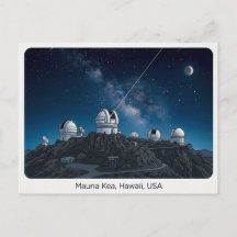 Mauna Kea Hawaii USA Observation des étoiles Carte