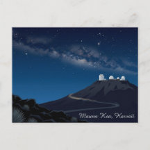 Mauna Kea Hawaii USA Observation des étoiles Carte