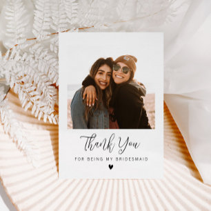 Postale merci d'être ma carte de demoiselle