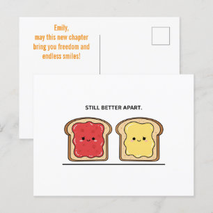 Postale Mieux encore Divorce de carte séparée