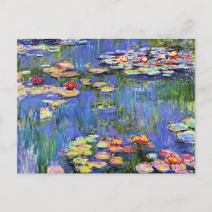 Postale Monet - Lys à eau, 1916, Carte