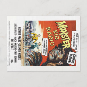 Postale Monstres de collège de Monster Kid Radio carte pos