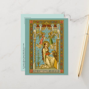 Postale NéoGothique Ste-Cécile de Rome (BNG 02) Carte post