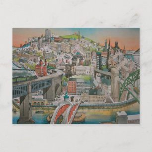 Postale Newcastle upon Tyne through the Years Carte postal