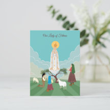Notre-Dame de Fatima et la carte de prière des ber