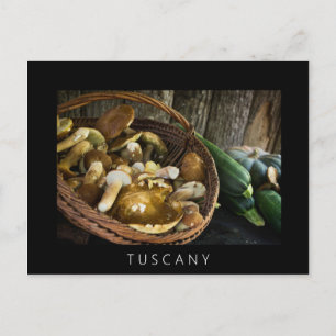 Postale Nourriture d'automne encore vie en Toscane carte p