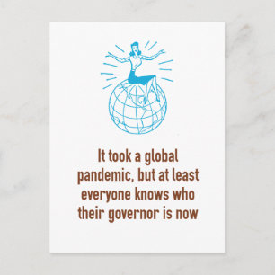 Postale Nous Savons Qui Nos Gouverneurs Sont Une Carte Pos