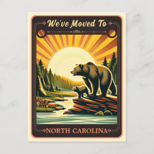 Postale Nous sommes partis en Caroline du Nord   Carte pos