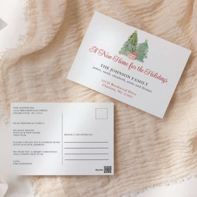 Postale Nouvelle carte de Faire-part de déménagement de No (Créateur téléchargé)