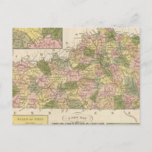Postale Nouvelle Carte Du Kentucky 2