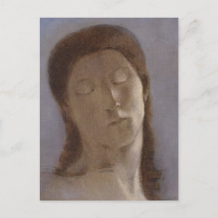 Postale Odilon Redon - Visages fermés, 1890 CC0279 Carte p