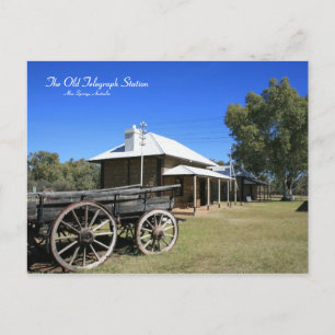 Postale Old Telegraph Station, Alice Springs - Carte posta