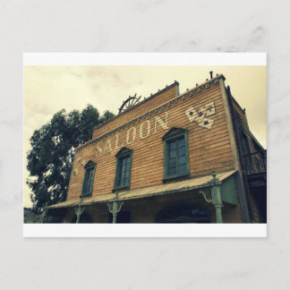 Postale Old Western Saloon Bar Ancienne carte de bâtiment