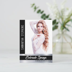 Postale Onyx Shine Promo Carte photo pour les participants