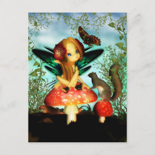 Postale Ooh Pretty Papillon - Jolie Petite Fée Carte Posta