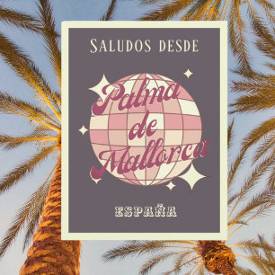 Postale Palma de Majorque Majorque España rétro Carte post