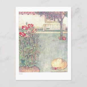 Postale Papillons Vintage Illustration pour enfants Carte 