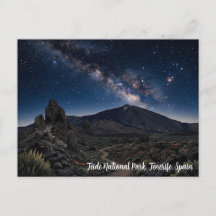 Parc national du Teide Tenerife Espagne Carte post
