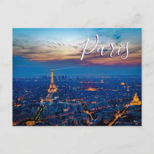 Postale Paris France Paysage Urbain Carte de Voyage