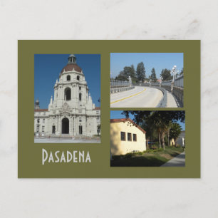 Postale Pasadena Civic Center et Bridge 3 Photo Carte post