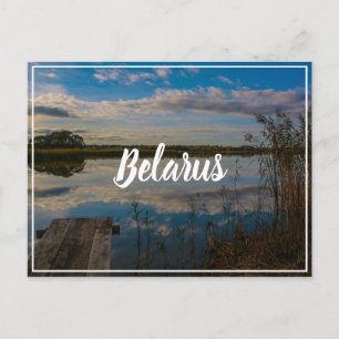 Postale Paysage naturel Paysage Lac Sky Belarus Carte post