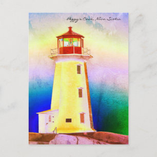 Postale Peggy's Cove Lighthouse Nouvelle-Écosse carte post