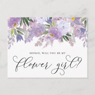 Postale Peine Rose Dusty Serez-Vous Ma Carte Flower