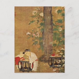 Postale Peinture Chinoise Ancienne Par Su Han Chen Carte P