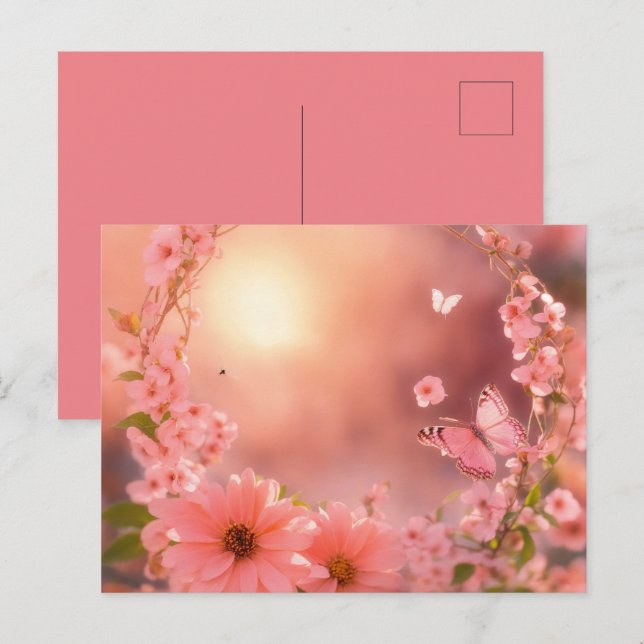 Postale "Perfection de carte postale" (Devant / Derrière)