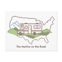 Personnaliser votre voyage routier USA Carte posta