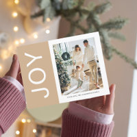 Photo de Noël en famille | Carte de vœux de vacanc