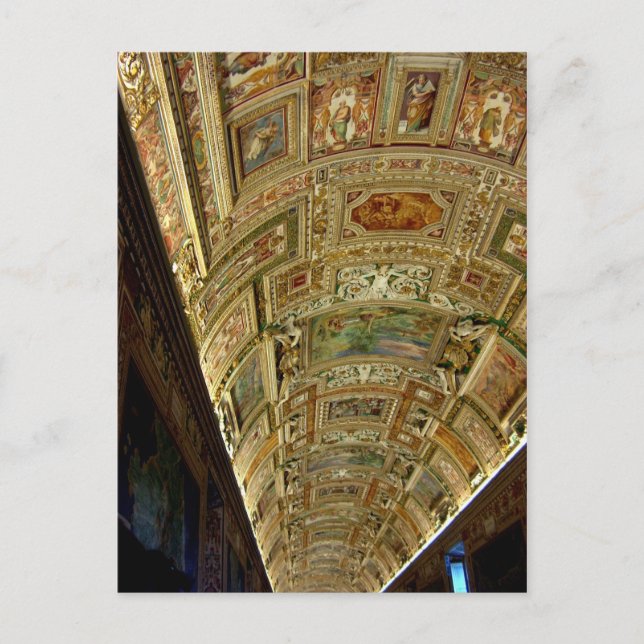 Postale Plafond au Musée du Vatican, Rome Italie Carte pos (Devant)