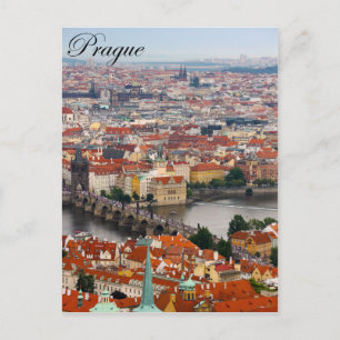 Postale Pont Charles de Prague (Karlův la plupart) Carte p