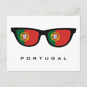 Postale Portugal Shades texte personnalisé et carte postal
