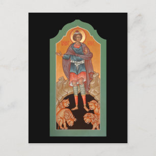 Postale Prophète Daniel dans la carte de prière Lions Den