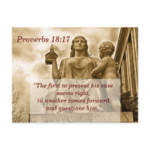 Proverbes 18 17 Carte mémoire de l'écriture