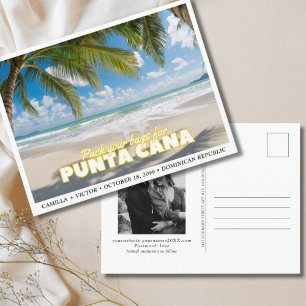 Postale Punta Cana Mariage Enregistrer la date Carte posta