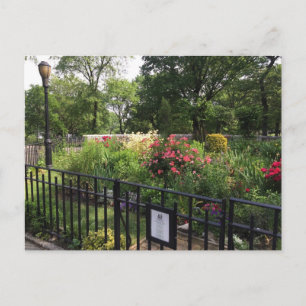 Postale Riverside Park Garden New York City NYC Carte post