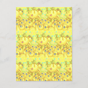 POSTALE ROCK N ROLL CHICK, CARTE POSTCARD PIT MOSH PRINTEM