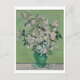 Postale Roses par Vincent Van Gogh Floral Painting Carte p