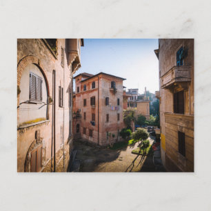 Postale Rue pittoresque tranquille à Rome Italie Carte pos