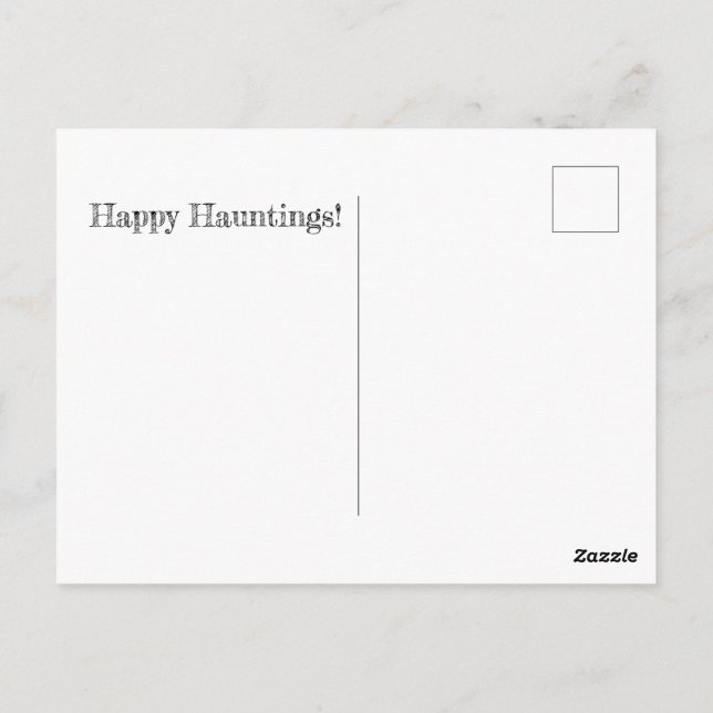 Postale Saison éffrayante 2022 Happy Hauntings Carte posta (Dos)